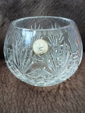 Crystal Clear Small 24% Lead Crystal Bowl